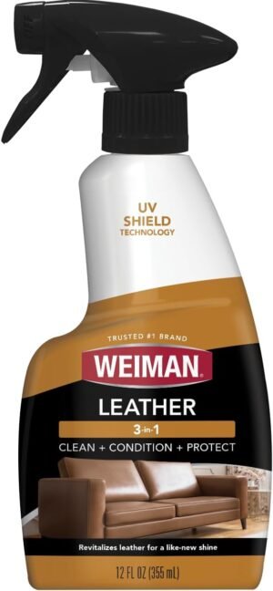 Weiman Leather Cleaner & Conditioner - Cleans