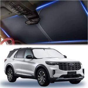 300T Thickened Automotive Glass Sunshade and Comes with Storage Bag