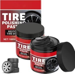 Car Tire Shine with Sponge, 100g Tire Coating Paste