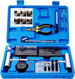 AUTOWN Tire Repair Kit - 68pcs Heavy Duty Tire Plug Kit