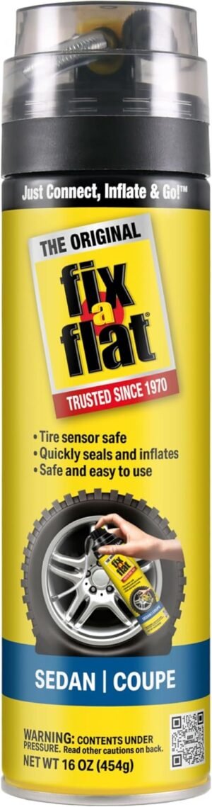 Fix-A-Flat S60420 Aerosol Emergency Flat Tire Repair and Inflator
