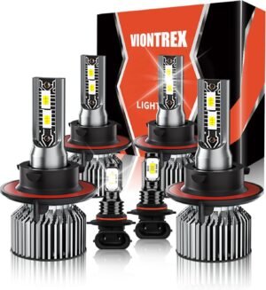 High Low Beam Fog Light Bulbs Set Fit for Ford F250 F350 F450 Super
