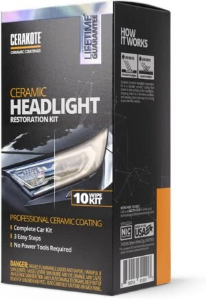 CERAKOTE® Ceramic Headlight Restoration Kit, No Power Tools
