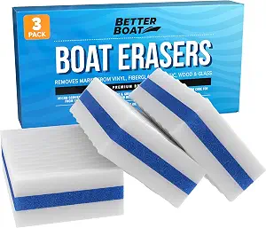 Boat Erasers by Better Boat, Cleaning Sponge for Scuff Marks and Grime